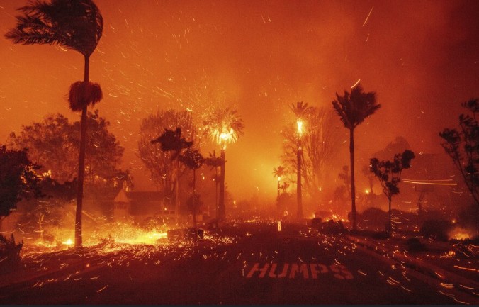 Students affected by wildfire