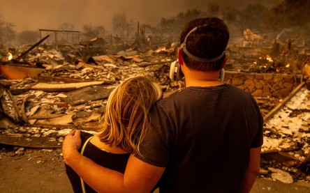 Students affected by wildfire