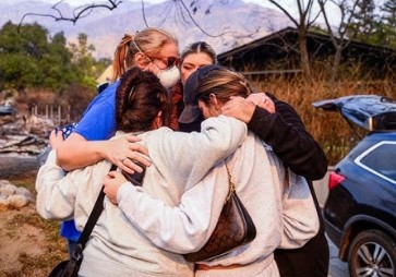 Students affected by wildfire